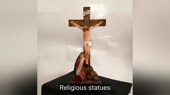 Statua religiosa personalizzata in fabbrica OEM Artigianato religioso in poliresina Statua vergine messicana Artigianato religioso in resina Produttore di artigianato religioso in plastica in Cina