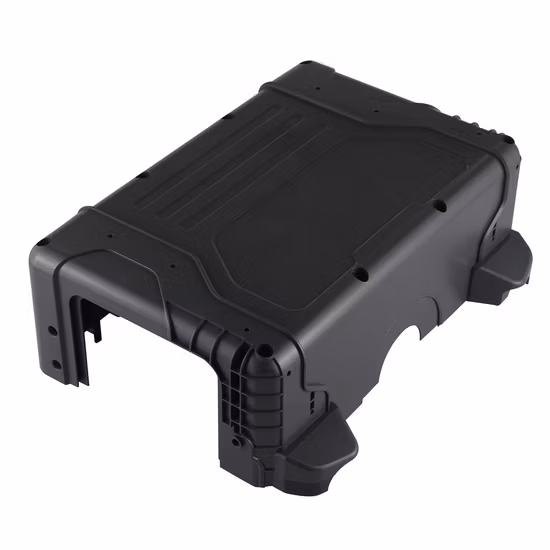 Alloggiamento del connettore di precisione PA66 + GF30 2K Stampaggio con inserti in plastica Sovrastampaggio Doppio stampo ad iniezione OEM di stampi ad iniezione di plastica personalizzato